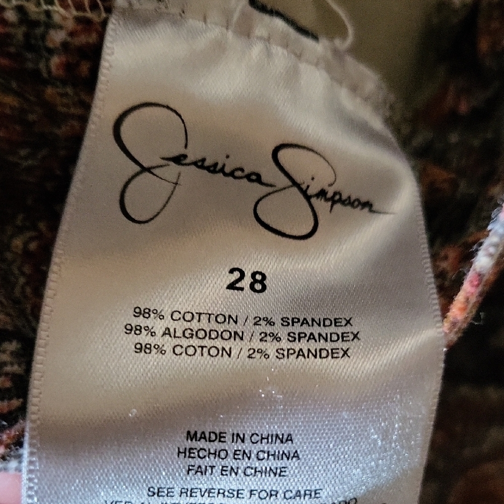 Jessica Simpson Brown Patterned Shorts - Picture 6 of 6